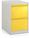 Rauman Dosar metalic A4 - 2 sertare, 45, 5 x 62 x 71, 5 cm, incuietoare cilindrica, galben - ral 1023 Dulap arhivare