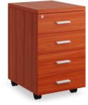Rauman Container SimpleOffice 40 x 48 cm - 4 sertare, cireș (CF-0466A_CF-074A) Comoda