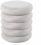 SIGNAL MEBLE Taburet Palante Velvet, crem (CALVIVJB)