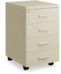 Rauman Container SimpleOffice 40 x 48 cm - 4 sertare, mesteacan (CF-0466A_CF-2017) Comoda