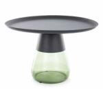 Signal Măsuță de cafea Carini B, negru / verde (TIFFANYBCZFI70) Masa de cafea