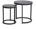 Signal Masa de cafea Hola, marmura neagra / neagra (HOLACMAC) Masa de cafea
