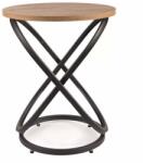Signal Măsuță de cafea Eos IV, stejar artisan / negru (EOSEDAC) Masa de cafea