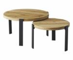 Signal Măsuță de cafea Preturo, stejar artisan / negru (POLODAC) Masa de cafea