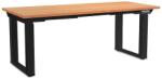Rauman Masă înălțime reglabilă OfficeTech Strong 180 x 80 cm, picioare negre, fag