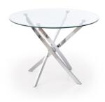 Halmar Masa de bucaterie Raymond, transparent/argintiu (V-CH-RAYMOND-ST-CHRO)