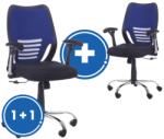 Rauman Scaun de birou Santos 1 + 1 GRATUIT, albastru
