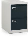 Rauman Dosar metalic A4 - 2 sertare, 45, 5 x 62 x 71, 5 cm, inchidere cilindrica, antracit - ral 7016 Dulap arhivare