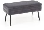 Halmar Scaun Velva 1, gri/negru (V-CH-VELVA-POPIEL/CZ)