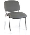 Rauman Scaun conferinta Viva N, picioare cromate, gri (UT-C041_CHROME_GREY)
