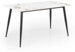 Halmar Masă de bucătărie Webster 140 cm, marmură / negru (V-CH-EMILIO_140-ST)