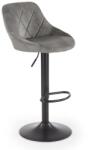 Halmar Scaun de bar Archer, gri/negru (V-CH-H/101-POPIELATY)