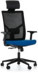 Rauman Scaun de birou Tauro, negru/albastru (CH-226A,BLUE SEAT)