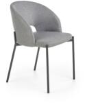 Halmar Scaun de bucaterie Alanna, gri/negru (V-CH-K/373-KR-POPIEL)
