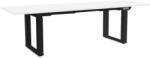 Rauman Masă înălțime reglabilă OfficeTech Strong 240 x 80 cm, picioare negre, alb
