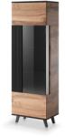 Halmar Vitrina Random, stejar wotan (V-PL-RANDOM-W-1) Vitrina