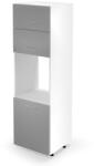 Halmar Dulap inferior Vento DP-60/214, alb/gri (V-UA-VENTO-DP-60/214)