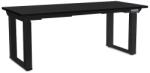 Rauman Masă înălțime reglabilă OfficeTech Strong 180 x 80 cm, picioare negre, negru
