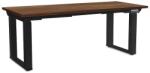 Rauman Masă înălțime reglabilă OfficeTech Strong 180 x 80 cm, picioare negre, stejar silverjack