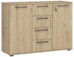 Halmar Comodă Unity II, stejar artisan (V-UA-FORMO-KOMODA-KM-2-ARTISAN) Comoda