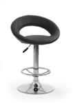 Halmar Scaun de bar Gardiner, negru/argintiu (V-CH-H/15-CZARNY)