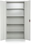 Rauman Dulap metalic universal, 90 x 40 x 185 cm, încuietoare cu cilindru, gri deschis - ral 7035 (C01) Dulap arhivare