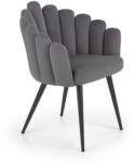 Halmar Scaun de bucaterie Yara, gri/negru (V-CH-K/410-KR-POPIEL)
