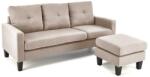 Halmar Set canapea Ecker, bej (V-CH-GERSON-SOFA-BEŻOWY) Canapea