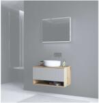 Halmar Dulap sub lavoar Pulcro 80 cm, crem / stejar artisan (V-PL-AVIOLA-SU-80)
