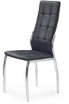 Halmar Scaun de bucaterie Elric, negru/argintiu (V-CH-K/209-KR-CZARNY)