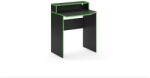 Vicco Kron játékasztal, 100x60 cm, fekete/zöld