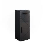 Vicco Irma midi szekrény, 81 cm, magasfényű antracit - ardorado