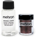 Mehron Paradise Makeup AQ Mehron Metallic Powder Bronze + - Mixing Liquid