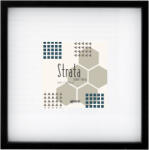 Kenro Strata Classic képkeret, 13x13cm, teljes méret 25x25cm, fekete (KE-ST1313B) - primanet