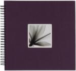 Dörr Dörr fotóalbum, spirálos, ablakos, beragasztós, UniTex, 34x34cm, 20lap/40oldal, lila (D880354) (D880354)
