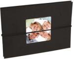 Dörr Dörr fotóalbum, leporelló, ablakos, 24db 10x15, fekete (D850610)