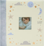 Kenro Sun, Moon & Starts Baby fotóalbum, memo, 200db 10x15, ablakos borító, világoskék (KE-KB701UE)