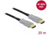 Delock Aktív optikai kábel HDMI 4K 60 Hz 20 m (DL85015) (DL85015)