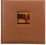 Dörr Dörr fotóalbum, ablakos, Jumbo 600, beragasztós, 29x29cm, 50lap/100oldal, barna (D810285C) (D810285C)
