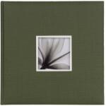 Dörr Dörr fotóalbum, ablakos, beragasztós, 34x34cm, 20lap/40oldal, zöld (D880315)