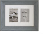 Kenro Bergamo Grey multi képkeret, 2db 10x15, faerezet hatás, szürke (KE-BERG1015GR-2)