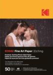 Kodak Fine Art fotópapír - Etching effect 210g, A6, 10x15, 50db (KO-9891199) (KO-9891199)