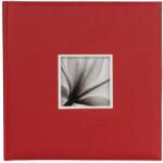 Dörr Dörr fotóalbum, ablakos, beragasztós, 34x34cm, 20lap/40oldal, piros (D880313)