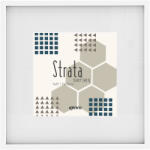 Kenro Strata Classic képkeret, 13x13cm, teljes méret 25x25cm, fehér (KE-ST1313W) - primanet