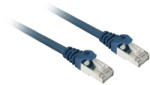 Sharkoon patch network cable SFTP, RJ-45, with Cat. 7a raw cable (blue, 5 meters) - vexio