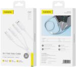 FONENG kábel XS07 3 az 1-ben 3A 1.2M Fehér