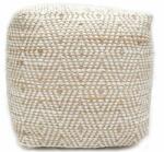 Bakero Pouf Abella ivory (40x40 cm)
