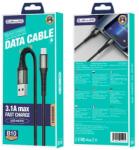 Jellico kábel B10 Micro USB 3.1A 1M Fekete