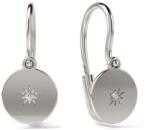 Atcom Jewelry ATCOM Ezüst Csillag Fülbevaló - Kristályokkal - 12mm