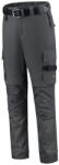 MALFINI Work Pants Twill Cordura Stretch munkanadrág unisex sötétszürke 56